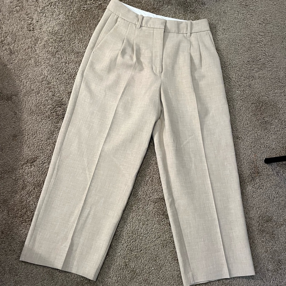 ARITZIA WILFRED EFFORTLESS PANT 8 BEIGE